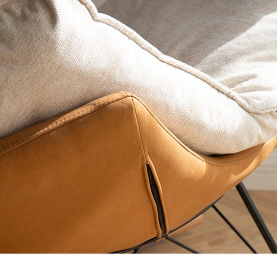 Mid Century Modern Rocking Armchair)