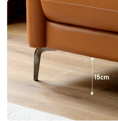 Genuine Leather Italian Normcore Modern Sofa