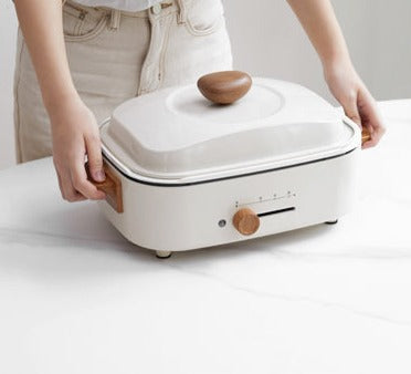 Oak, Solid Rubberwood Round Folding Dining Table With Rock Slab Surface