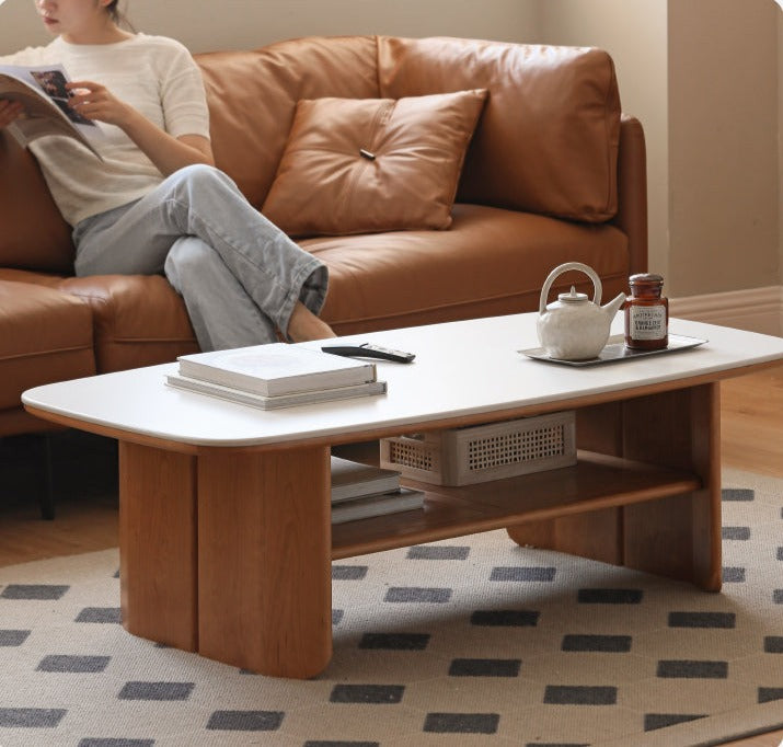 Black Walnut, Cherry Solid Wood Coffee Table