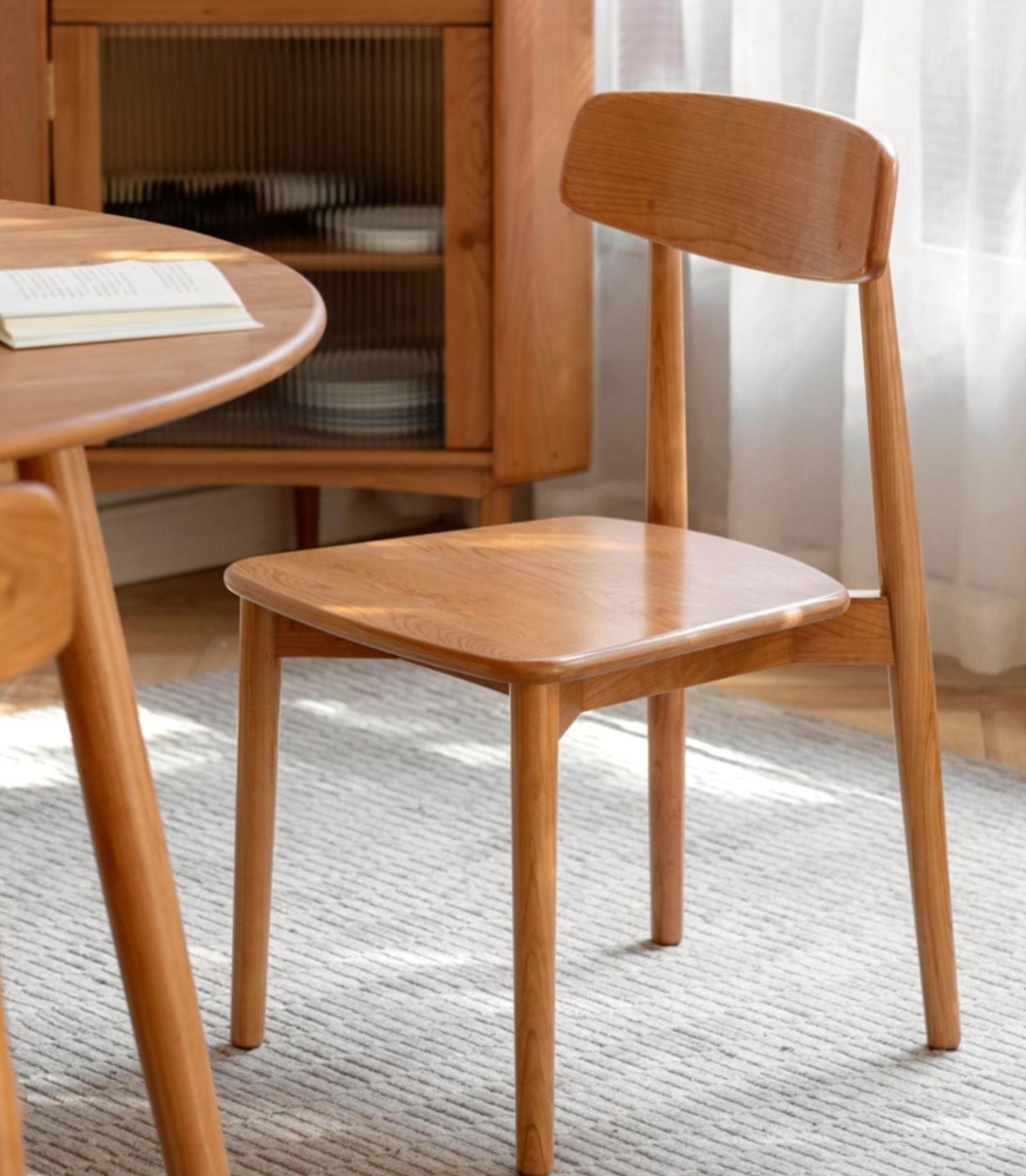 Set 4 pcs Cherry Solid Wood - Chair Precious
