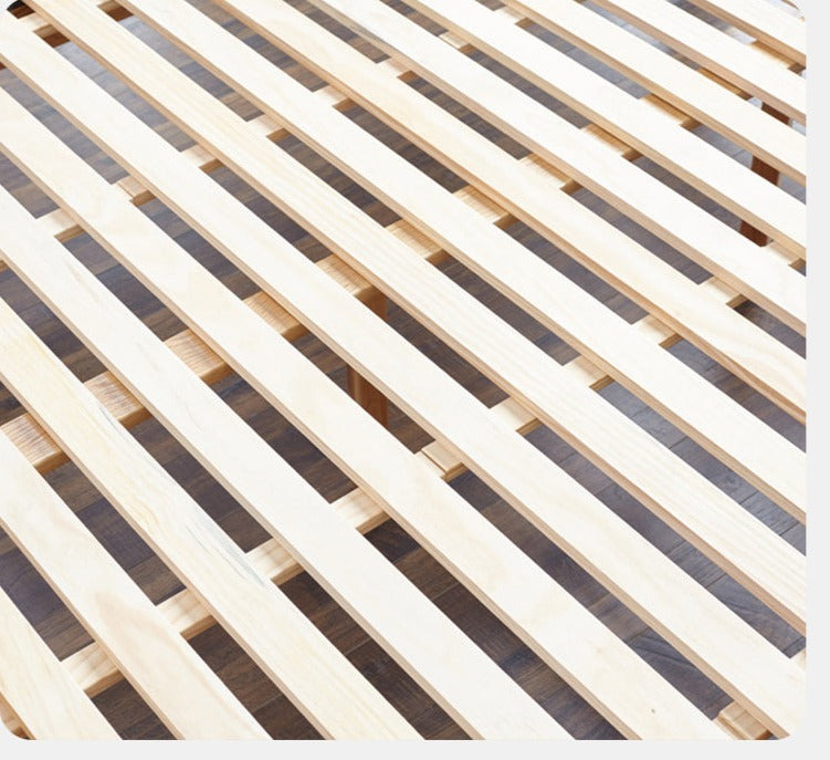 Oak solid wood Multi-function bed with storage