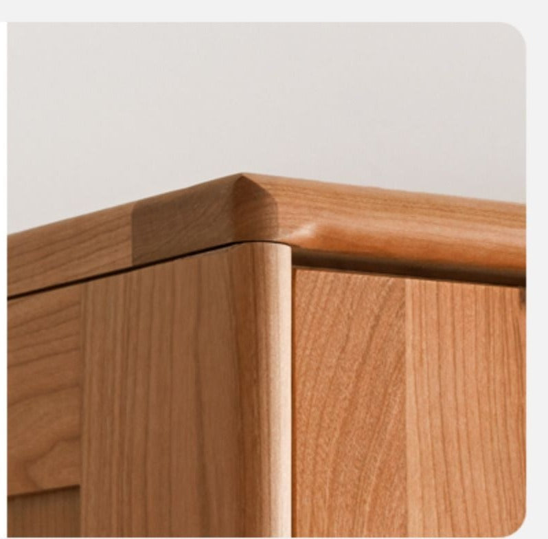 Сherry Solid Wood Exquisite Wardrobe.