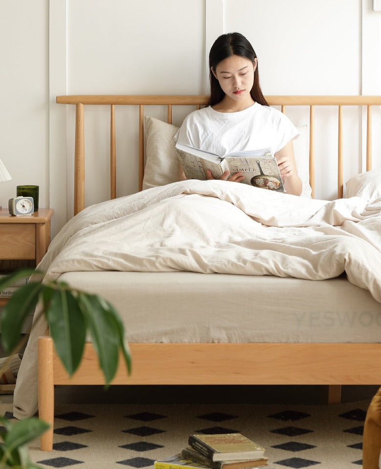 Oak, Beech Solid Wood Windsor Bed