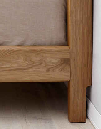 Oak Solid Wood with LED Light Bed