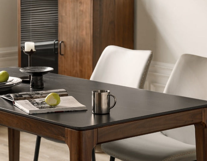 Black Walnut Dining Tables With Slate Top