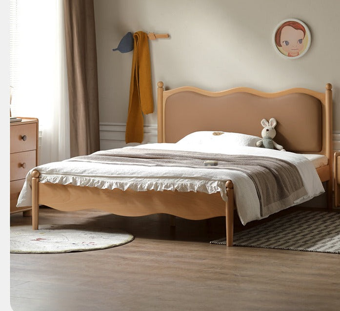 Oak, Beech solid wood children's bed girl princess bed ,boy bed<