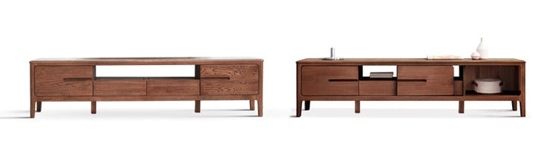 Oak Solid Wood Nordic Modern TV Stand