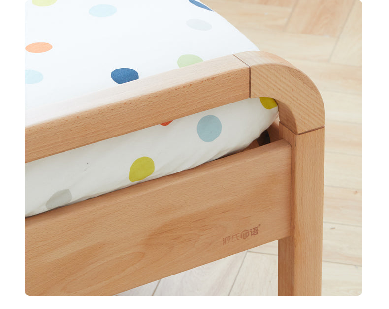 Beech Solid wood Space-saving bunk bed , mother's helper bed<