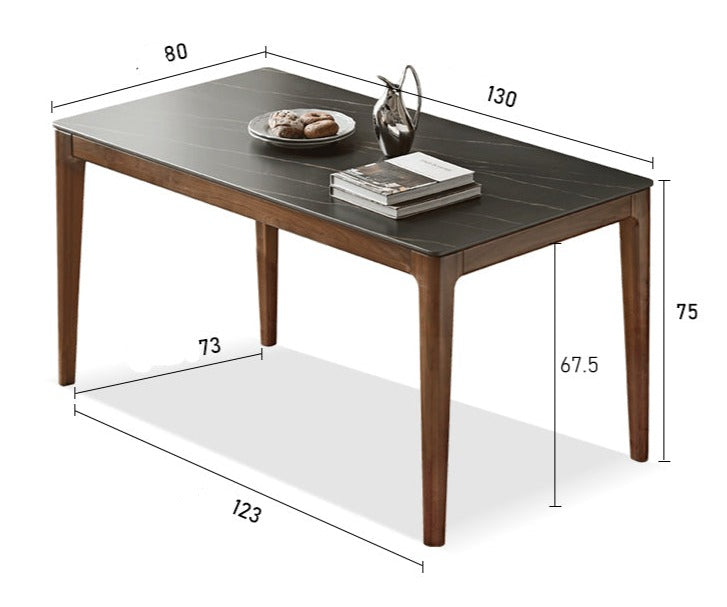 Black Walnut Dining Tables With Slate Top