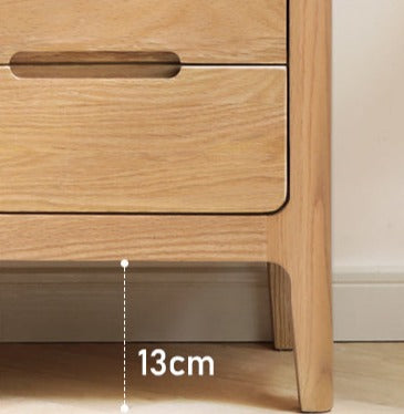 Oak Solid Wood Nordic Side Cabinet