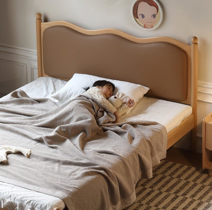 Oak, Beech solid wood children's bed girl princess bed ,boy bed<