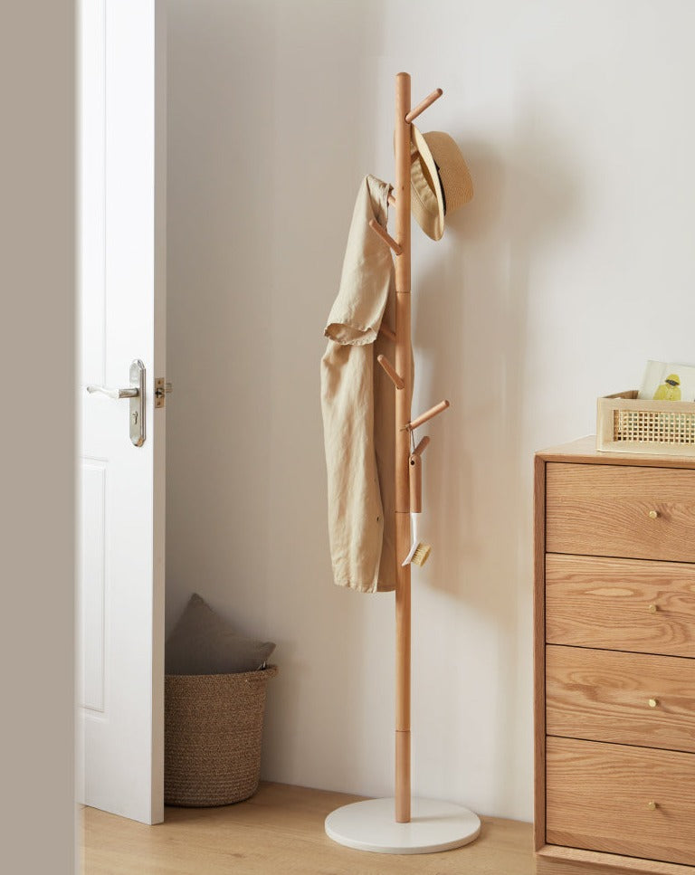 Beech, Ash Solid Wood Clothes Hanger Rack