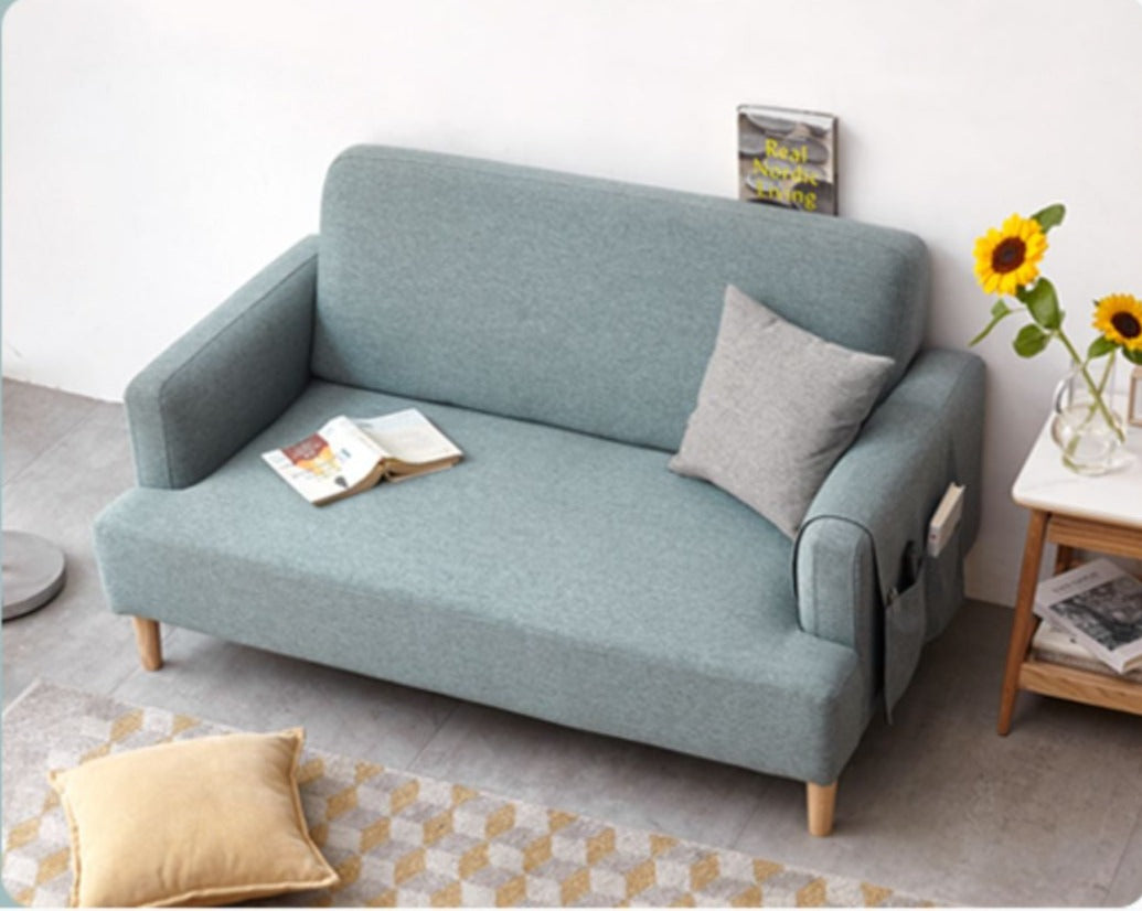 Fabric Double Sofa Scandinavian.