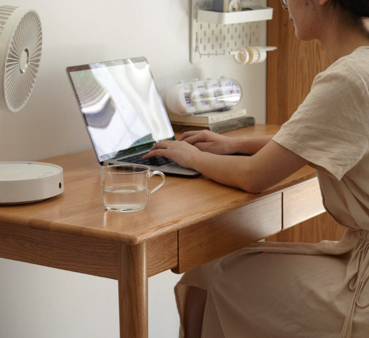 Oak Solid Wood Office Desk