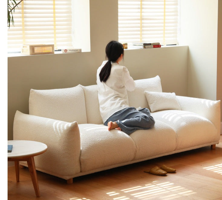 Velvet Wabi-sabi Style Sofa.