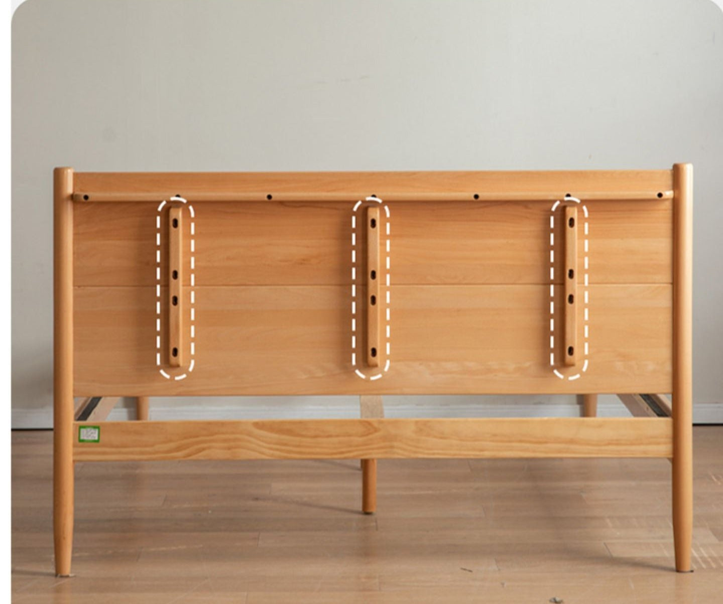 Beech solid wood Bed simple boys and girls<