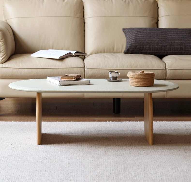 French wind side сoffee table Ash solid wood