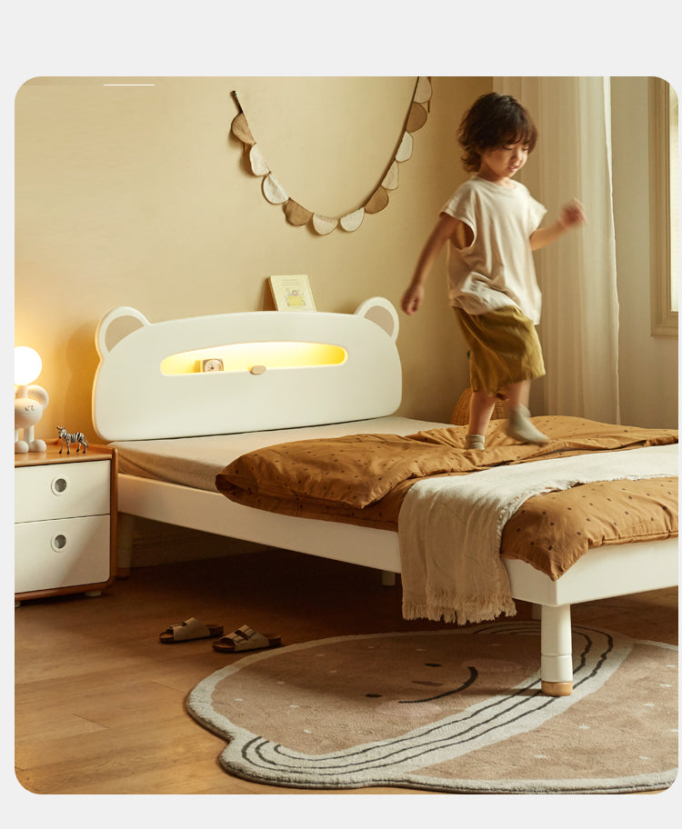 Poplar solid wood Little White Bear kids Bed<