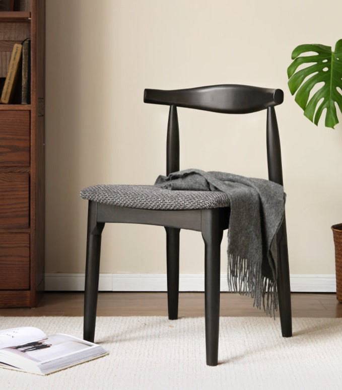 4 pcs Ash Solid Wood Horn Presidential Chair