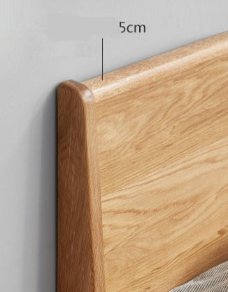 Oak Solid Wood Bed