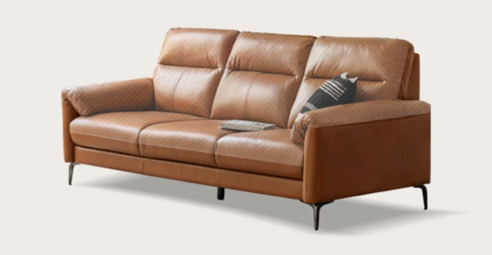 Genuine Leather Italian Normcore Modern Sofa
