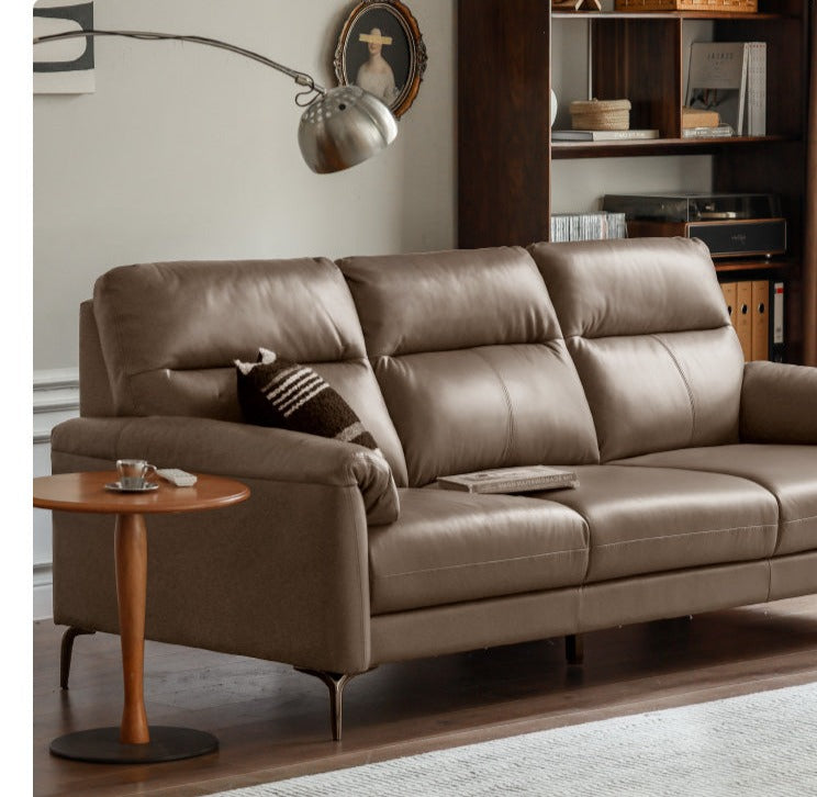 Genuine Leather Italian Normcore Modern Sofa