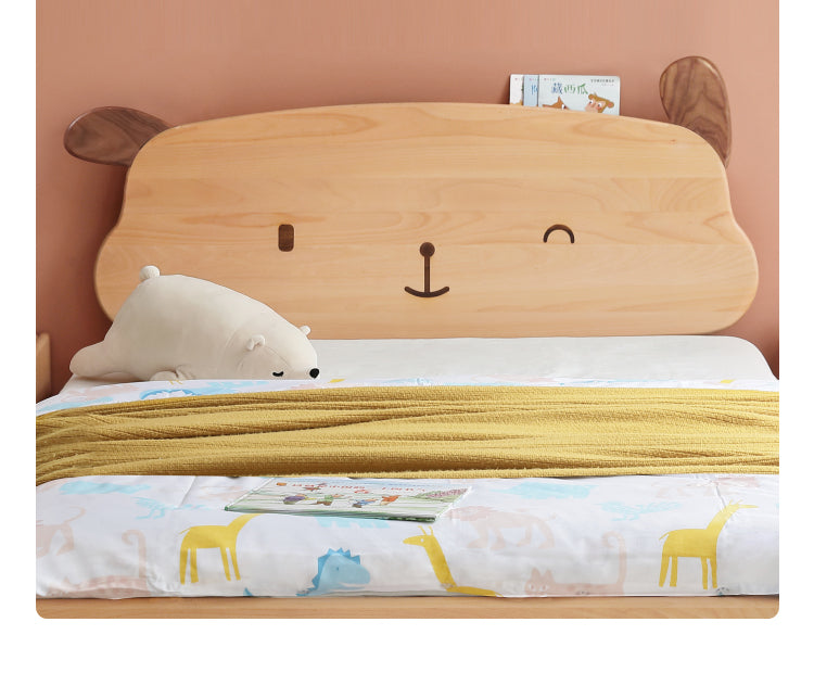 Oak solid wood Cute dog bed<