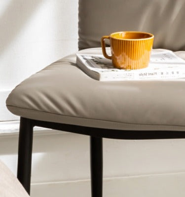 Organic Leather Soft Chair Set of 4