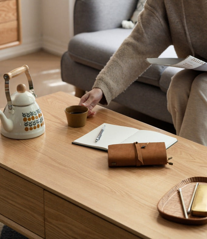 Oak Solid Wood Nordic Modern Coffee Table