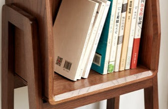 Oak Solid Wood Rack Nordic Side Cabinet.