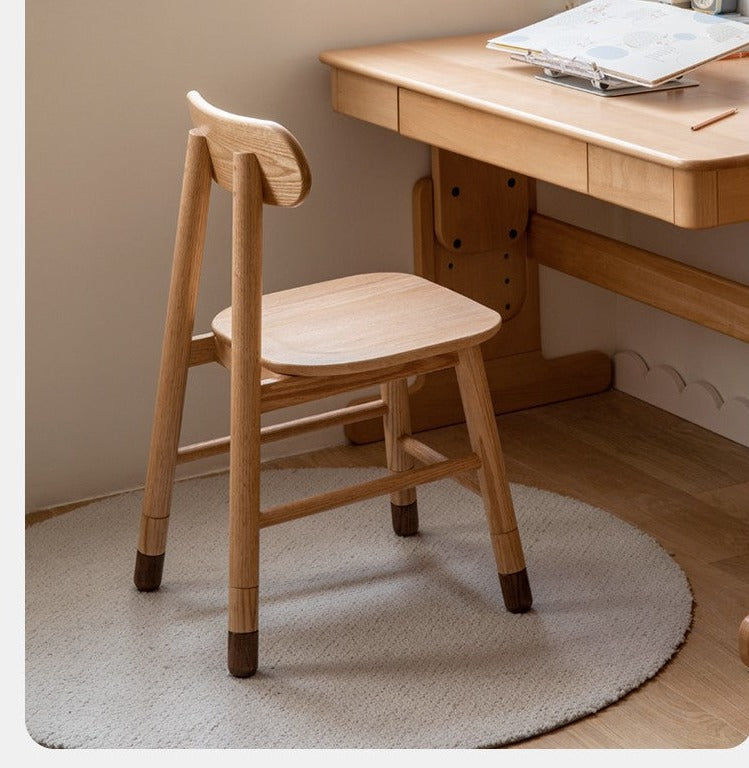 Oak, Beech, Birch Solid Wood Children's Chair Adjustable 3 Heights.