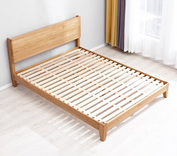 Oak Solid Wood with LED Light Bed