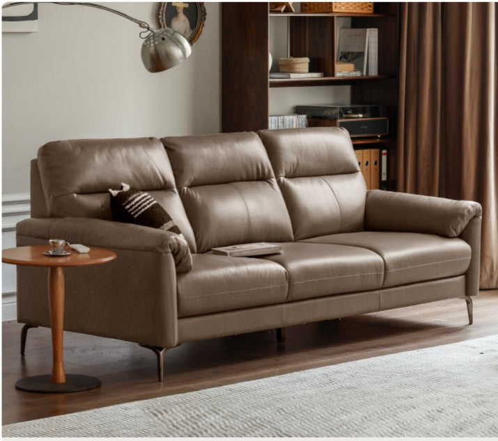 Genuine Leather Italian Normcore Modern Sofa