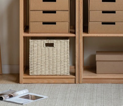 Oak Solid Wood Multi-Layer Bookshelf