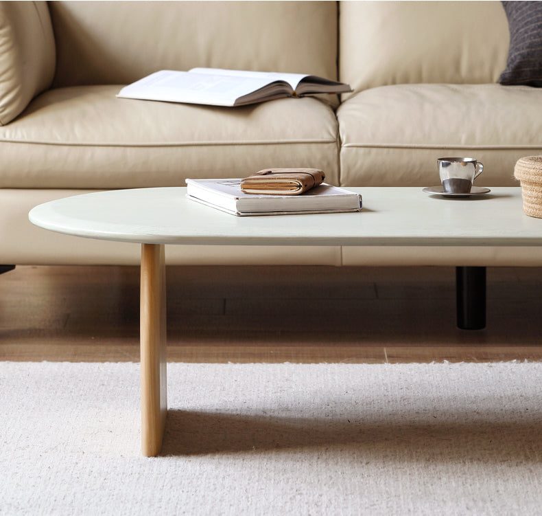 French wind side сoffee table Ash solid wood