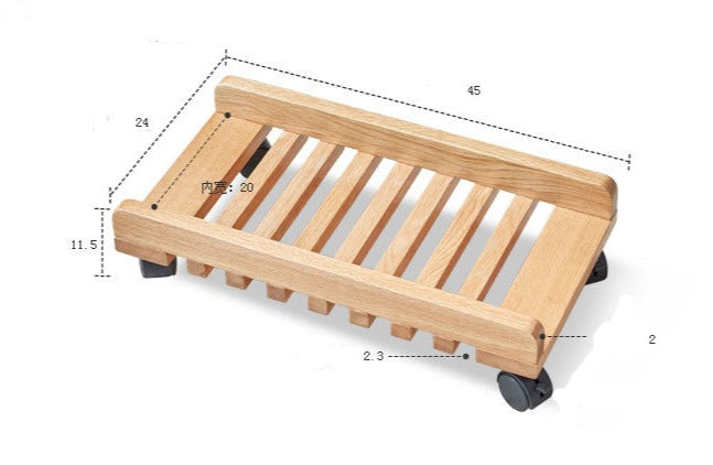 mobile shelf for computer