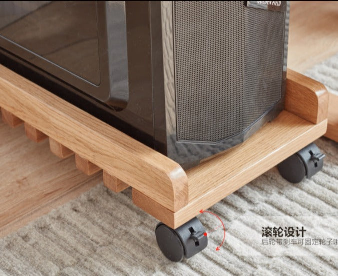 mobile shelf for computer