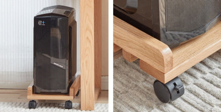 mobile shelf for computer