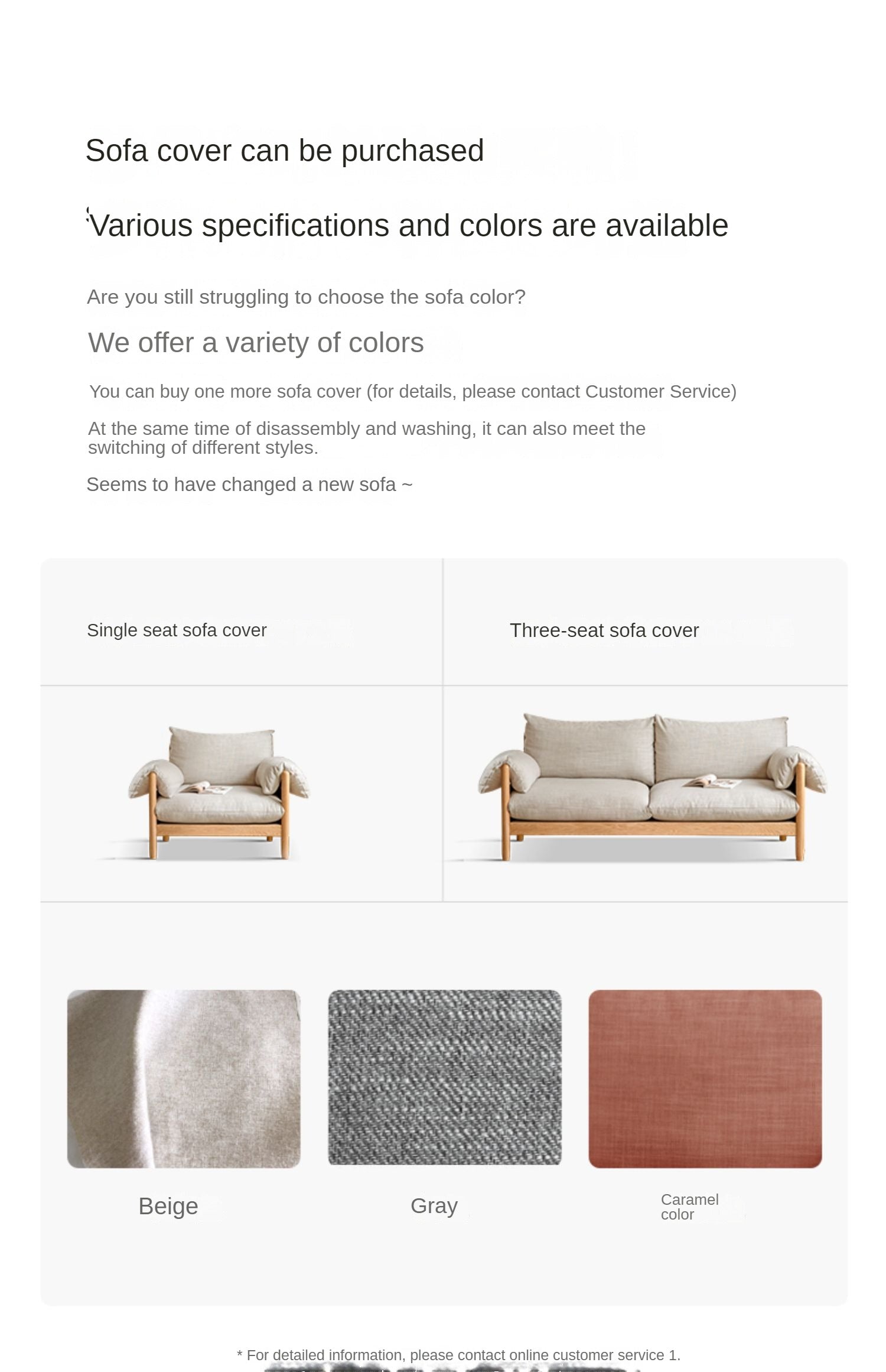 Oak Solid Wood Fabric Sofa.