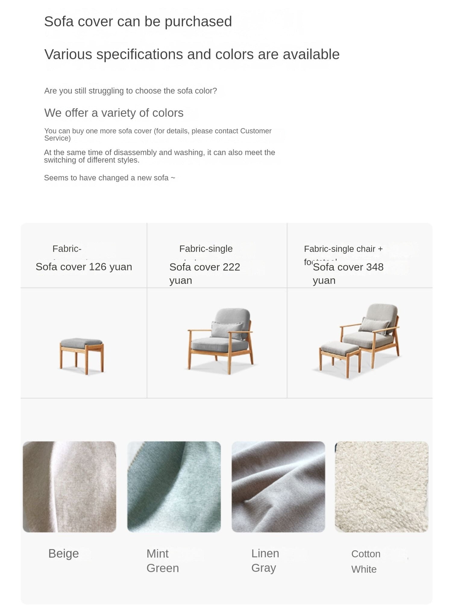 Oak Solid Wood Fabric or Leather Armchair