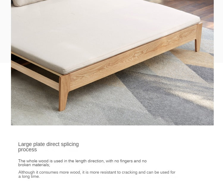 Sleeper sofa Oak solid wood+