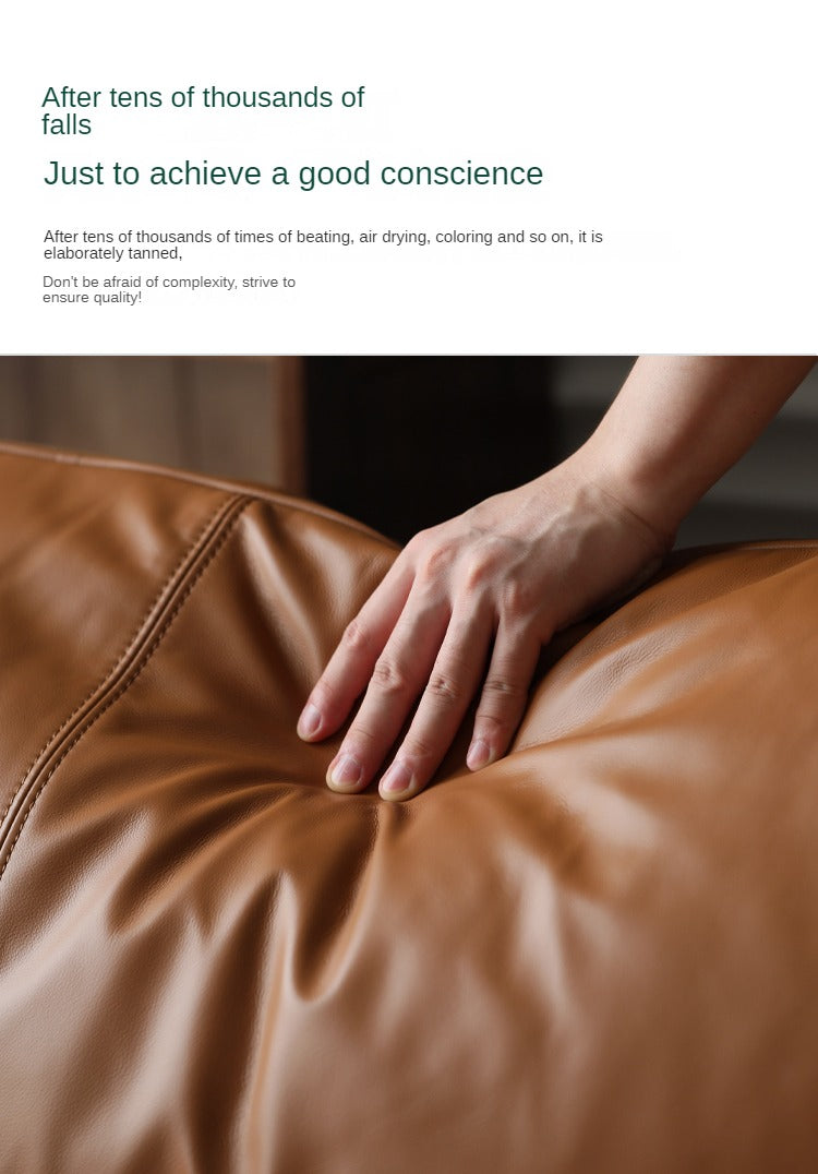 Genuine Leather Premium Italian Sofa