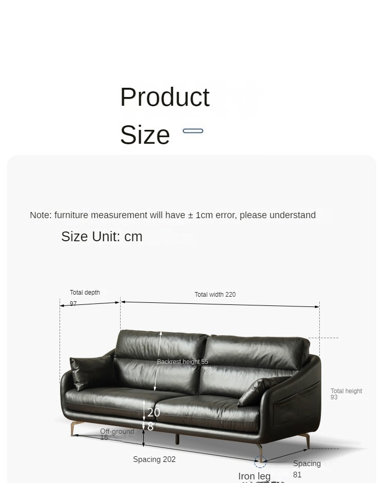 Leather Classic Genuine sofa.