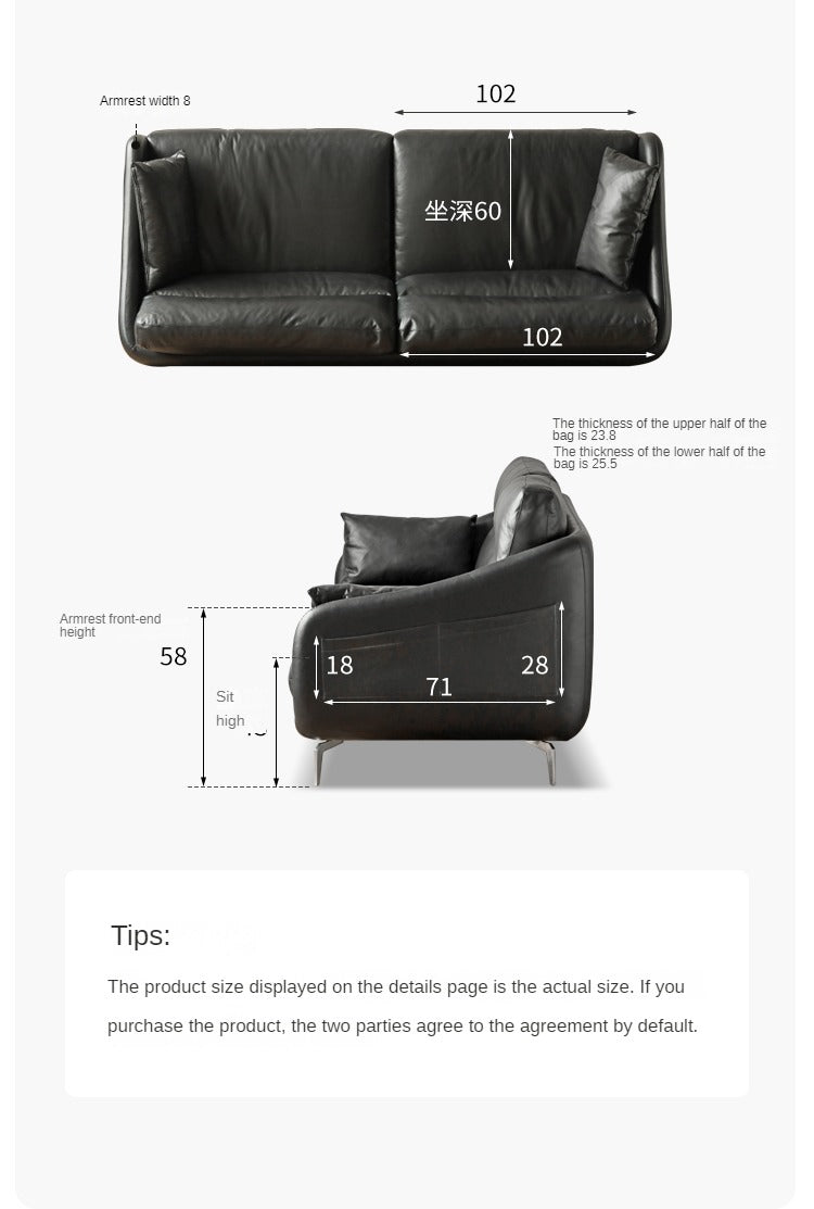 Leather Classic Genuine sofa.