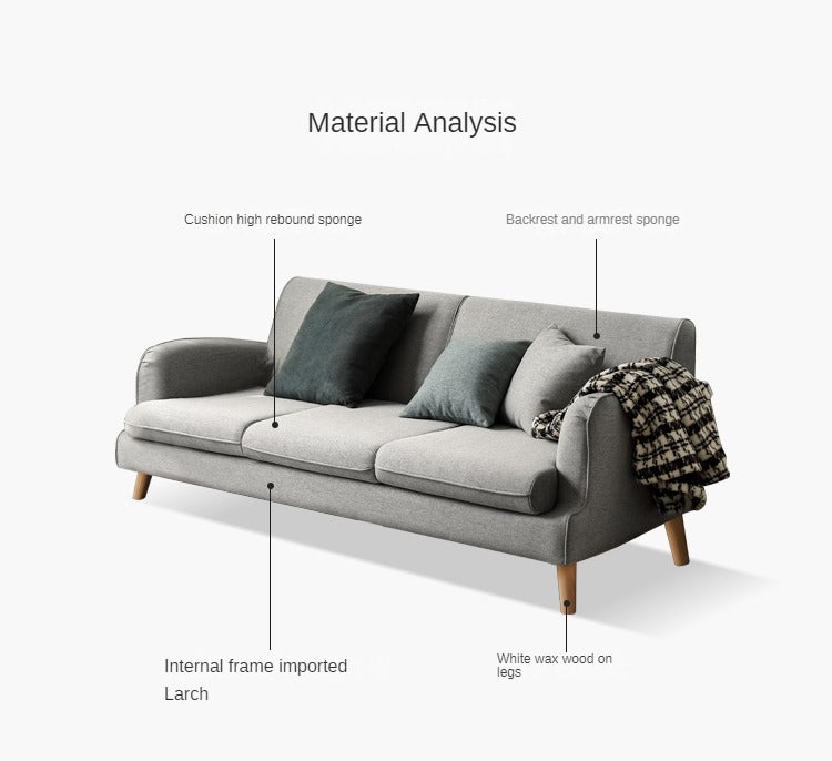 Fabric Simple Modern Sofa.