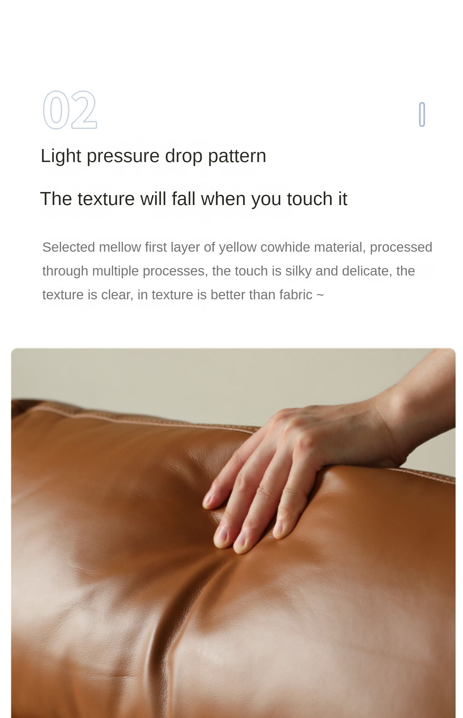 Genuine Leather Italian Normcore Modern Sofa