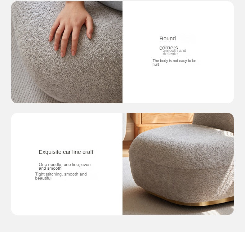Lounge Lamb Rotatable, Removable, Washable)