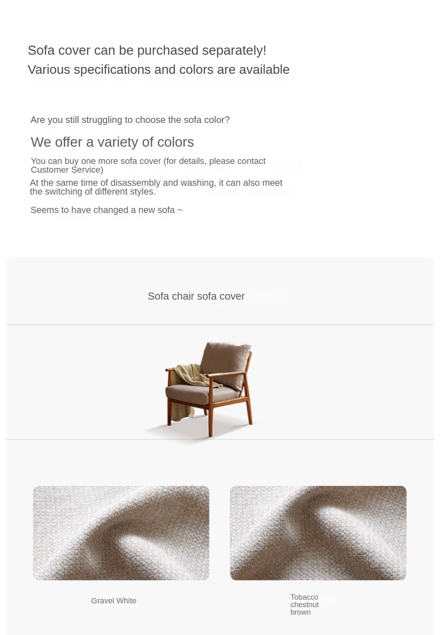 Black Walnut Solid Wood Leisure Armchair & Footstool )