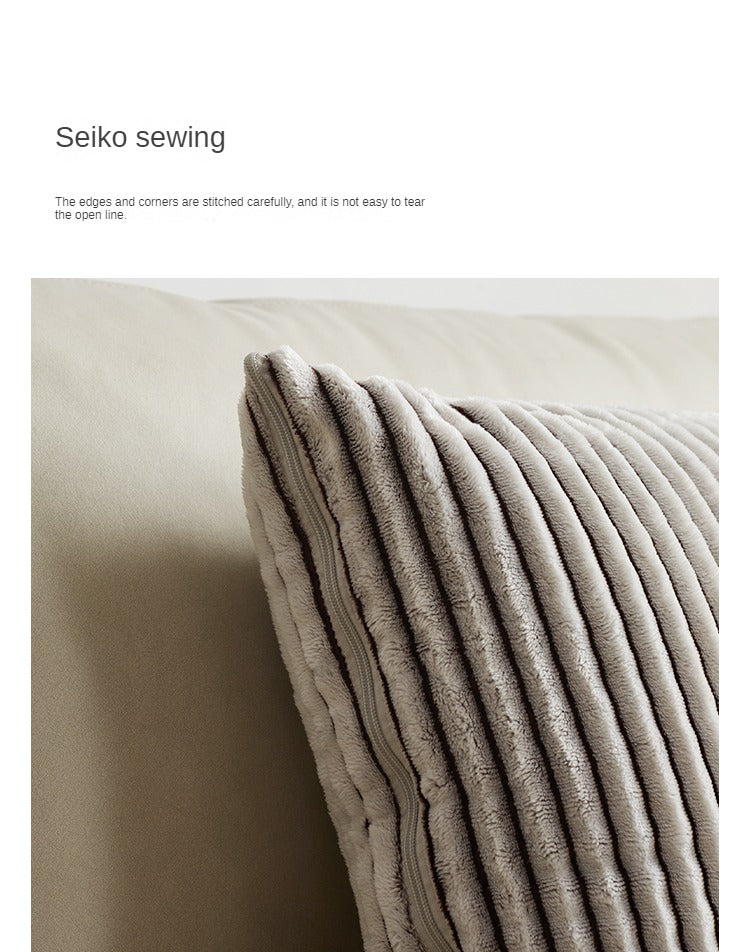 Warm Sheep Pillow Blanket 2-in-1